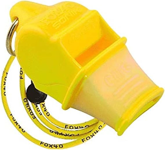 Fox 40 9203-0208 Sonik Blast CMG Düdük Sarı + Düdük İpi, Standart