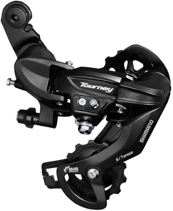 SHIMANO Bisiklet vites mekanizması Tourney RD-TY300 6/7 kat adaptör/doğrudan montaj Top Pull
