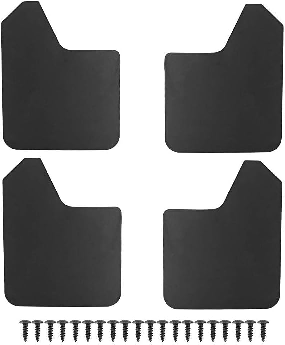 Universal Mud Flaps 4-Piece ABS Guards