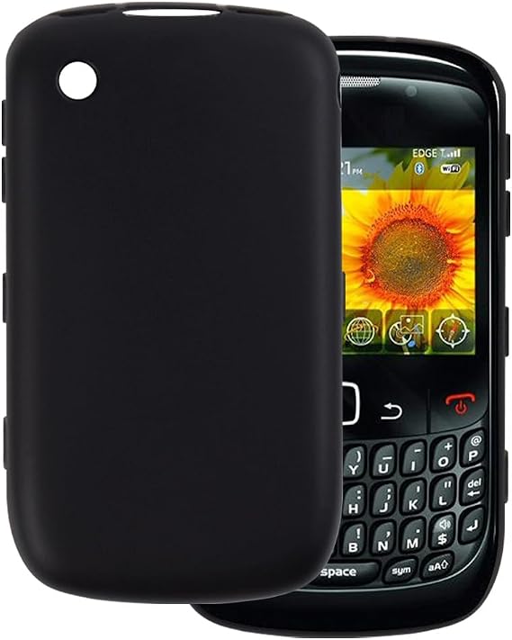 Phone Protective Case for BlackBerry 8520 Curve - Black