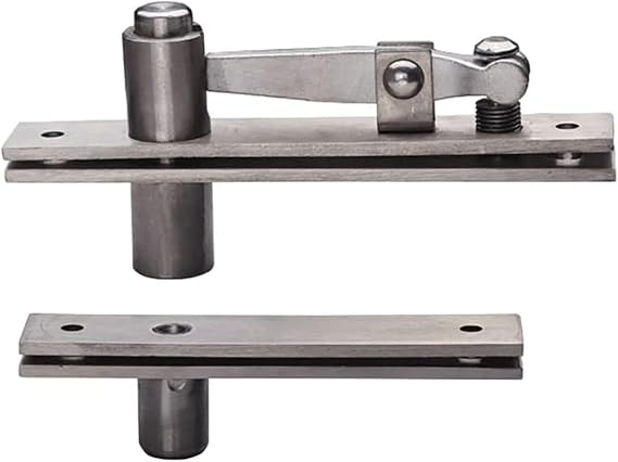 TamBee Door Pivot Hinges Heavy Duty for Wood Doors 360 Degree Shaft Stainless Steel Secret Hidden Pivot Hinge System Hardware, Silver, 170lbs Heavy Load