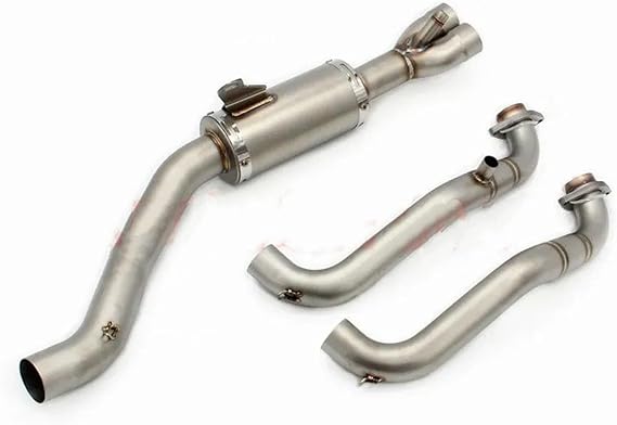 Motorbike Exhaust End Silencers For Aprilia RS457 RS 457 2024 2025 Exhaust Motorcycle Tips Front Pipe Motocross Full Systems Exhaust Slip On Stainless Steel Tube Motorcycle Exhaust Muffler