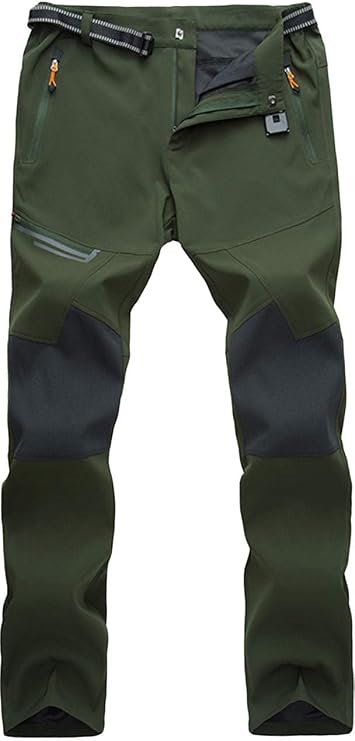 TACVASEN Men's Hiking Trousers Quick Dry Walking Work Cargo Trousers
