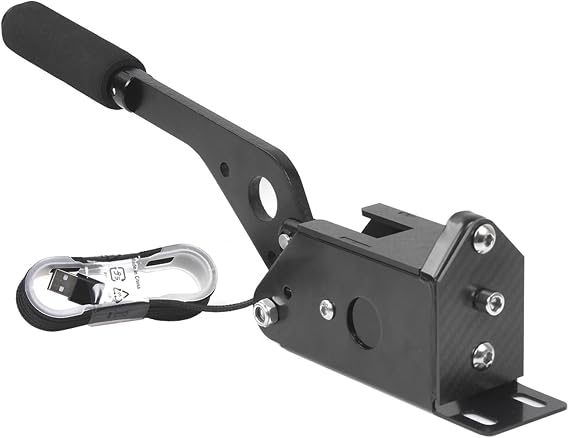 USB Linear Racing Handbrake With 16Bit Hall Sensor For PC Simulators Compatible With for WINDOWS 7 And Above Auto Calibration Alloy Spring(C)
