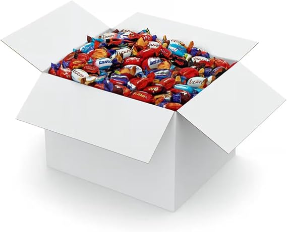 Milk Chocolate Bulk Buy Box 1.5KG – Assorted Treat-Size Chocolates & Biscuits – Halloween Trick or Treat Sweets, Christmas Stocking Fillers, Kids Party Favours, Piñata & Gift Box Mix