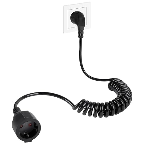 AXFEE Extension Cable, Spiral Extension Cable 0.2 m to 2 m Max