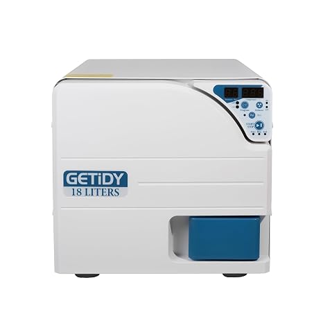 Digital LED Screen Automatic Steam lab Autoclave High Temperature Class N Lab Sterilizer Equipment/Button Automatic Drying Function with Heating Coil 16L/18L/23L (18L)