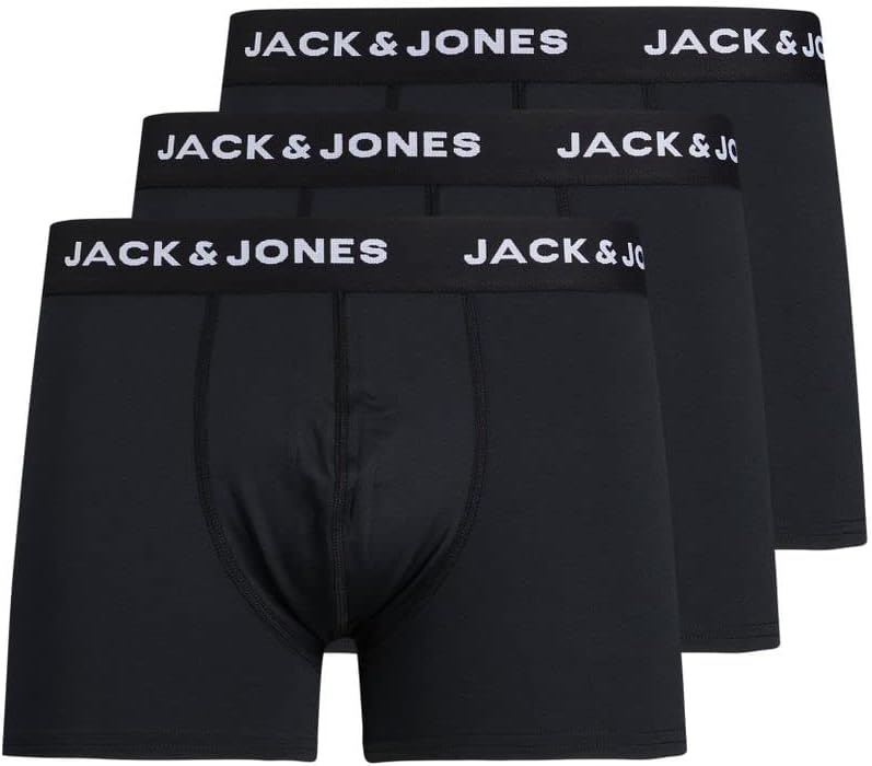 JACK & JONES JACBASE MICROFIBER TRUNKS 3-PACK NOOS Boxer Şort Erkek