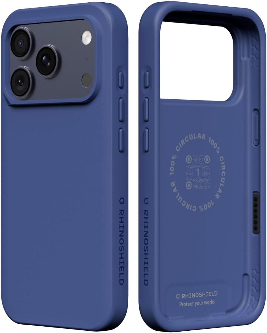 RHINOSHIELD Phone Case Compatible with iPhone 17 Pro | SolidX - Reinforced Shock-Absorbing Protection, Minimal and Slim Design with Military Grade Drop Protection - Ultra Marine