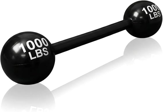 105cm Black Inflatable Dumbbell Toys, Polyvinyl Chloride Material for Party and Sports Interaction
