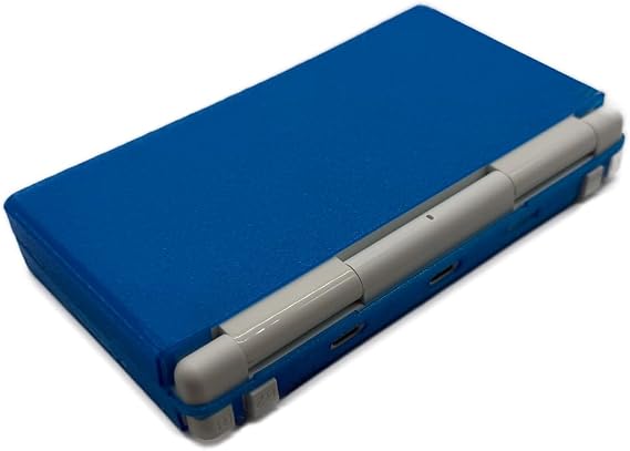 Suitable for Anbernic RG DS Console TPU Flexible Protective Shell 3D Printed Protective Cover (Translucent Blue)