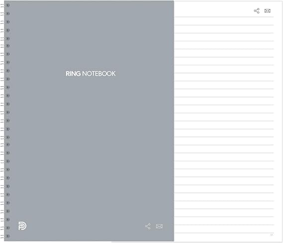 Neo Smartpen NDO-DN233 N Ring Notebook Compatible N Notebook, Ring Type, A5, Horizontal Rule, 152P