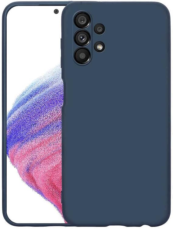 Coverzone Samsung Galaxy A33 5G İle Uyumlu Kılıf Z-Mara Lansman Vieri Tam Koruma Arka Kapak Kamera Koruma Çıkıntılı Pürüzsüz Yüzey Lacivert