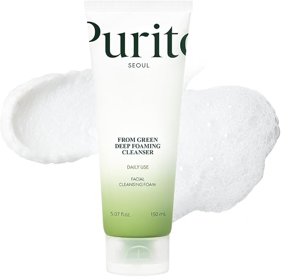 PURITO Deep Foaming Cleanser for Sensitive Skin, 150ml