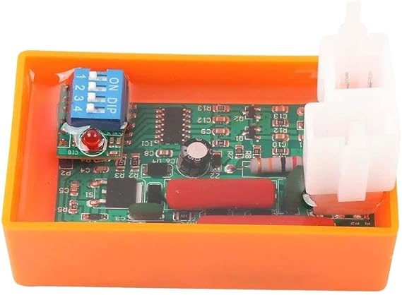 Universal CDI Starter Programmable Motorcycle Lgnition 6 Pin AC CDI With DIP Switch For FT150 RX150 ML125 CGL125 Z7P5 Speed Limit 4000-12000RPM