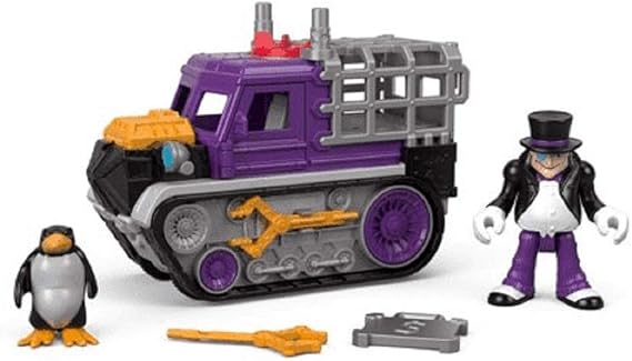 Imaginext DC Super Friends Streets of Gotham City The Penguin Snow Tank, Purple