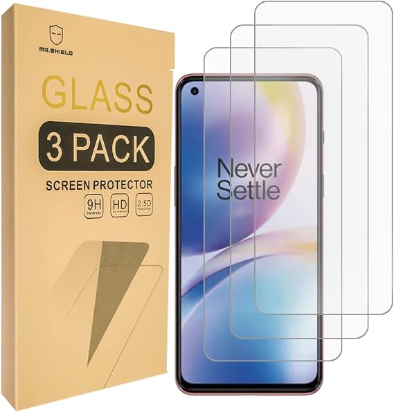 Mr.Shield 3-Pack Tempered Glass Screen Protector for OnePlus Nord 2 5G