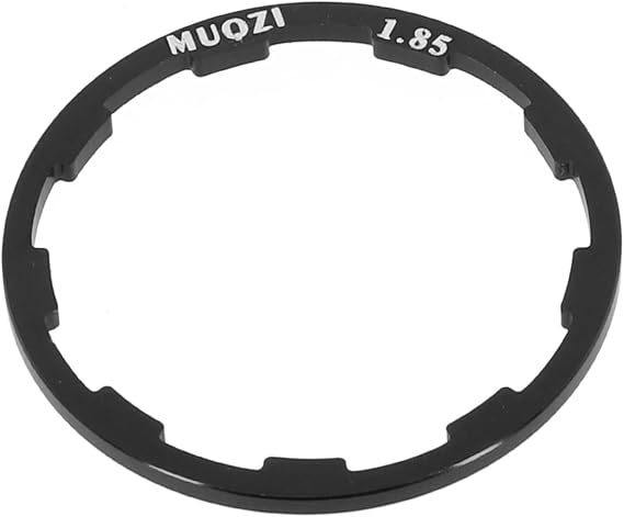 Replacement Freehub Body Washer For Cyclists Seeking Reliable Spacing Solutions In Cassette And Freewheel Setups(Black 1.85mm)