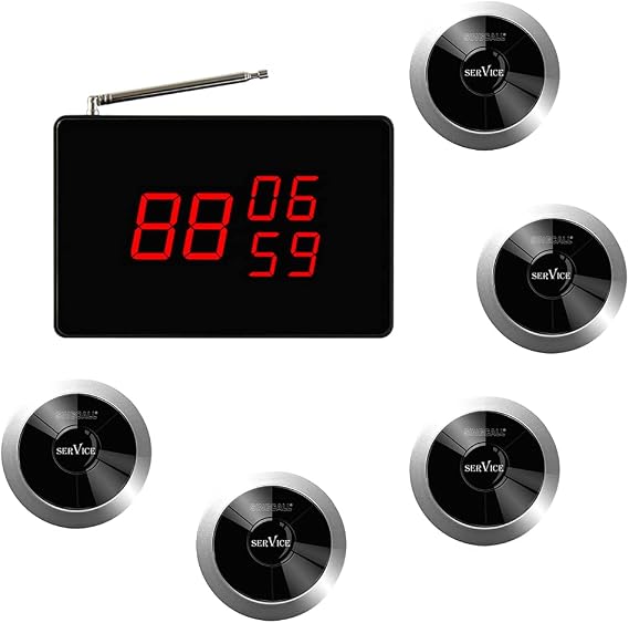 SINGCALL Wireless Restaurant Service Call System Service Calling System