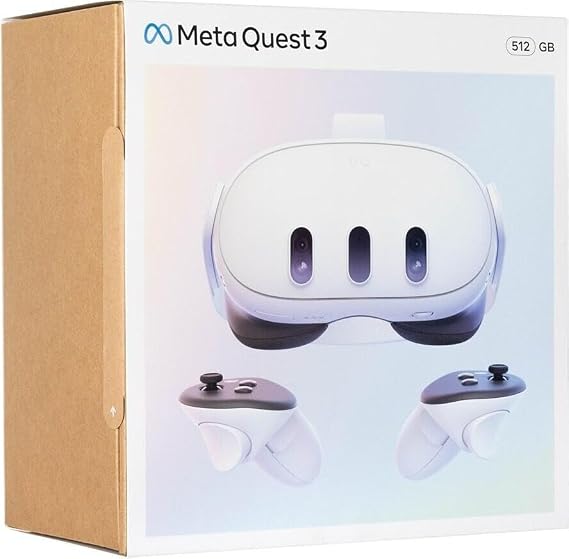 Meta Quest 3 512Gb - Realidad mixta revolucionaria - Potente rendimiento - Paquete de Asgard's Wrath 2 y Meta Quest+