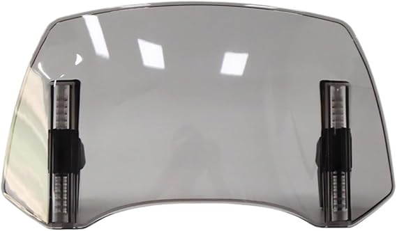 Motorcycle Kickstand Extender Support Motorcycle Windshield Extended Adjustable Spoiler Deflector For CB400X CB500X NT1100 XL750 Transalp ADV 150(Transparent)