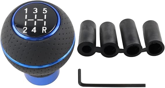 Gear Shift Knob for Logitech G923 G29 G27 G25 TH8A for ETS2&ATS and Most Car Universal 5 Speed Manual Ball Shift Knob Gear Shift Grip(Blue)