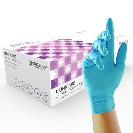 Unigloves Unitrile GS0052 Medical Grade Examination Gloves