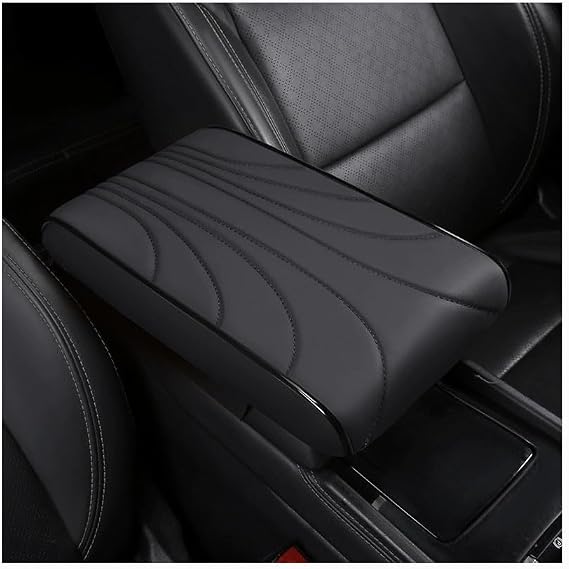 Vehicle Armrest Protector for Honda Fit II(2007-2014) accessories Auto Armrest Cover Protector Center Console Armrest Pad Car Armrest Mats
