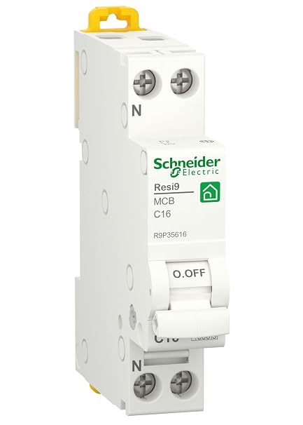 Schneider Electric R9P35616-1P+N- 16A curve C circuit breaker