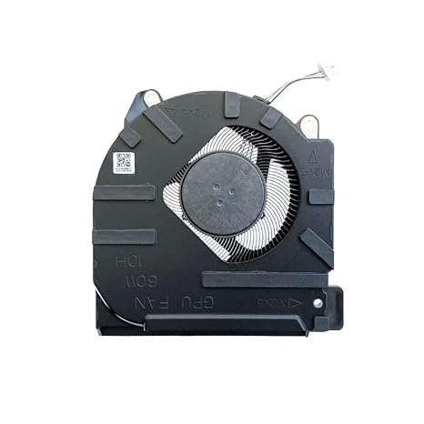 Replacement Laptop GPU Cooling Fan Compatible with HP Victus 16-D 16-E 16-e0011ns TPN-Q263 TPN-Q264 RTX3050 Version Quiet Cooler Fan EG75070S1-C710-S9A M75723-001 (60W GPU fan)