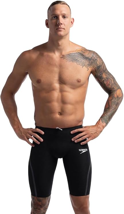 Speedo Fastskin LZR Pure Intent 2.0 Backstroke Edition High Waist Jammer - Black/Iridescent - Size 28