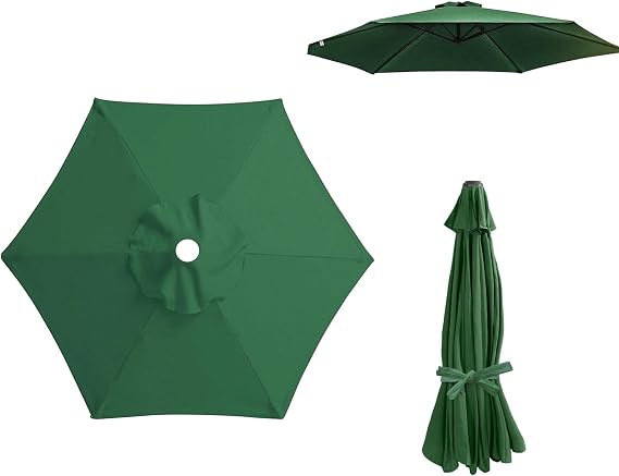 maxant Replacement Parasol Canopy,Garden Umbrella Cover Replacement Parasol Fabric Cover for Garden Umbrella