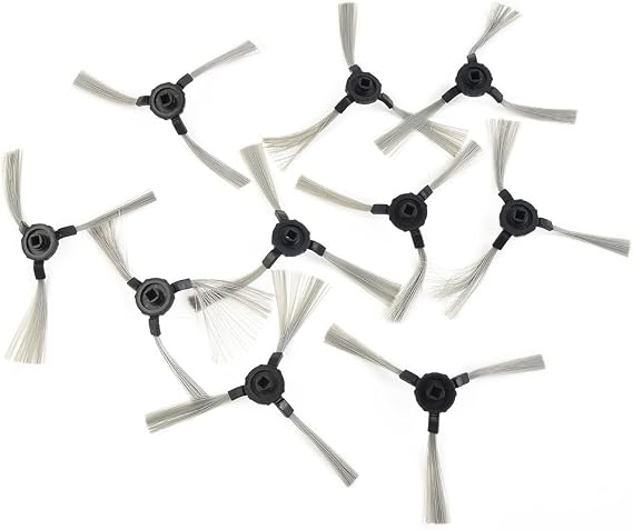 10 Pack Side Brushes Compatible with for MEDION MD 16192, MD 18500, MD 18501, MD 18600 Robot for Vacuum Cleaners Corner Cleaning