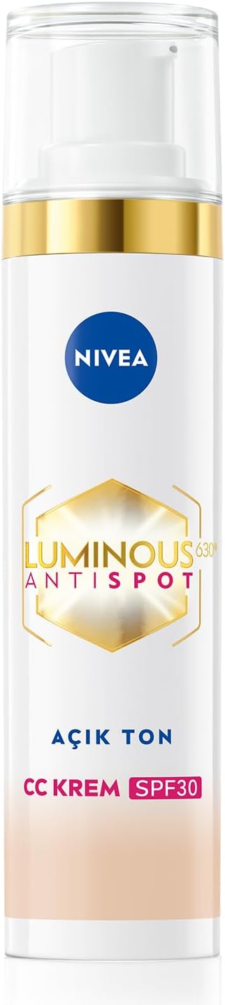 NIVEA Luminous630 Leke Karşıtı Krem CC Fluid SPF30 Light 40ml