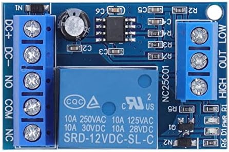Automatic Water Level Controller Module with Liquid Level Sensor DC 12 V Relay Board for Pump Control 44 x 29 x 19 mm 10 A Load