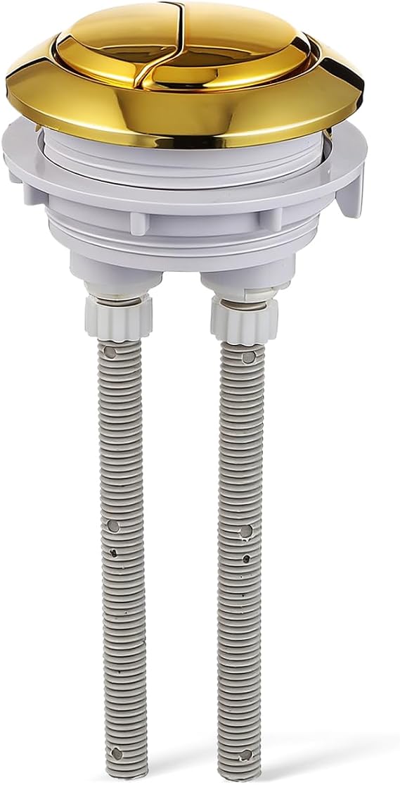 Operitacx Gold Toilet Dual Flush Button Brush Gold Dual Flush Toilet Seat Button Replacement Random