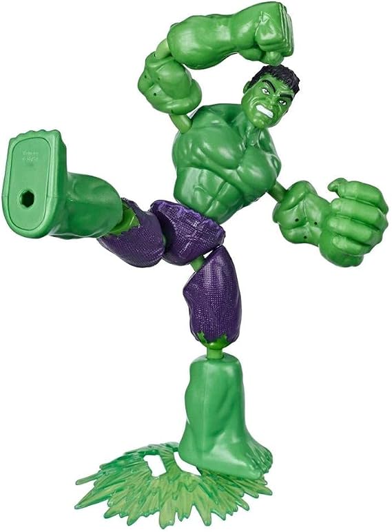 Marvel Marvel Avengers Bend and Flex Series 6" Figure Hulk Hulk E7871 Official Blast Accessory Included