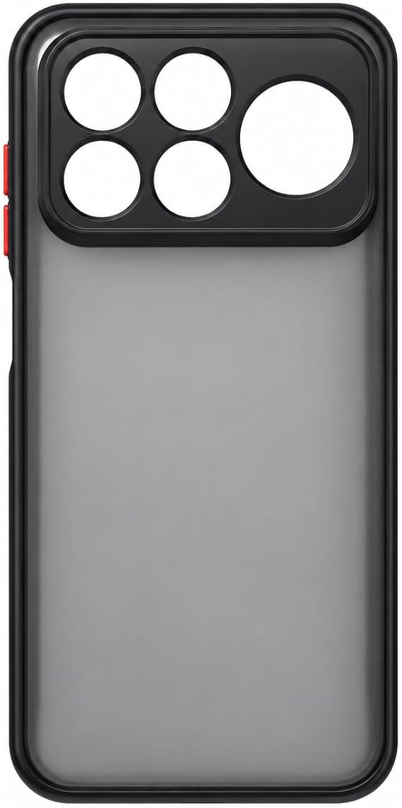 Microcase Xiaomi Poco F9 Ultra/Redmi K100 Pro Max ile uyumlu London Serisi Darbeye Dayanıklı Kılıf - Siyah AL3415