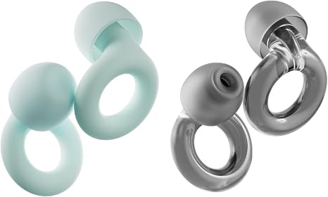Loop Earplugs Everyday Set (Twin Pack) - Quiet 2 + Engage 2 Reusable Earplugs for Sleep Focus Noise Sensitivity Social Interactions and More Noise Reduction