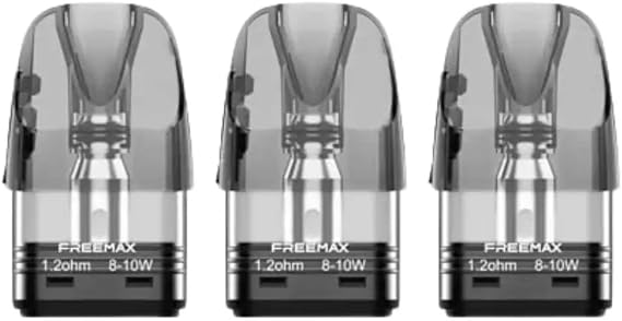 Rexa Replacement Pod XL (1.2 ohm, 3 Pack) for Freemax Rexa Lite, Freemax Rexa S, and Freemax Rexa SQ Kits - Nicotine Free