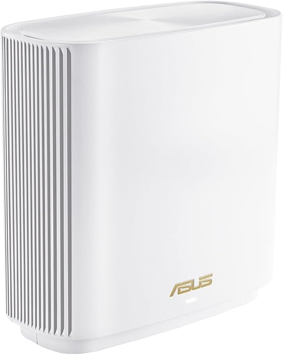 ASUS ZenWiFi XT8 AX6600 Whole-Home Tri-Band Mesh WiFi 6 System (1 Pack), Coverage Up to 230 sq m or 2475 sq ft or 4+ Rooms, 6.6 Gbps WiFi, 3 SSIDs, White
