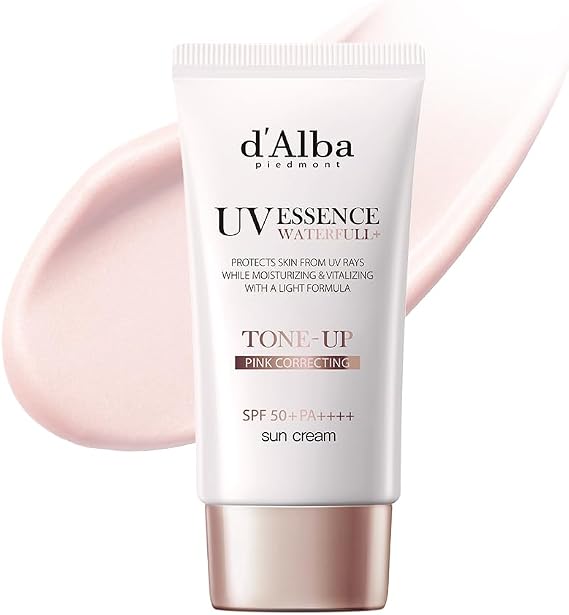d'alba Waterfull SPF50+PA++++ Italian White Truffle, Tinted Sun Cream with