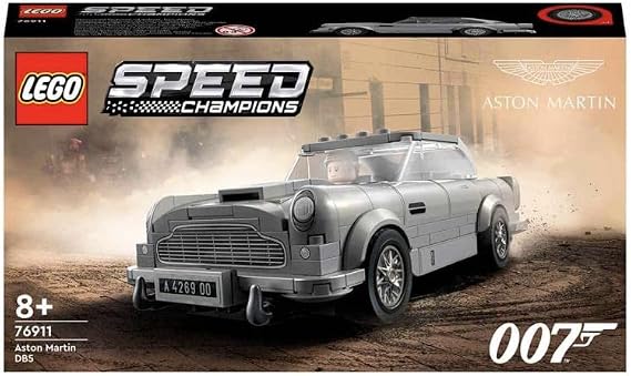 LEGO® Speed Champions 007 Aston Martin DB5 76911-8 James Bond™ Model Toy Making Set for Kids and Car Enthusiasts (298 Pieces)