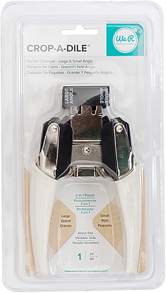American Crafts Crop-A-Dile Corner Chomper Tool, Multi-Colour, 25.4 x 15.24 x 3.18 cm