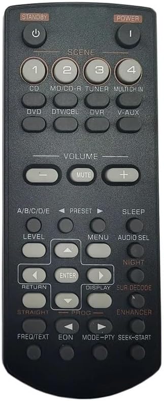 Remote Control Replacement For Yamaha AV Amplifier Receiver RAV248 RAV249 RAV246