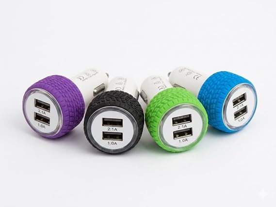 5V 2.1A, Çift USB'li Oto Çakmak Adaptör, Hızlı Şarj