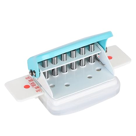 Adjustable Multi-Hole Punch, A4 30 Holes with Ruler Guide