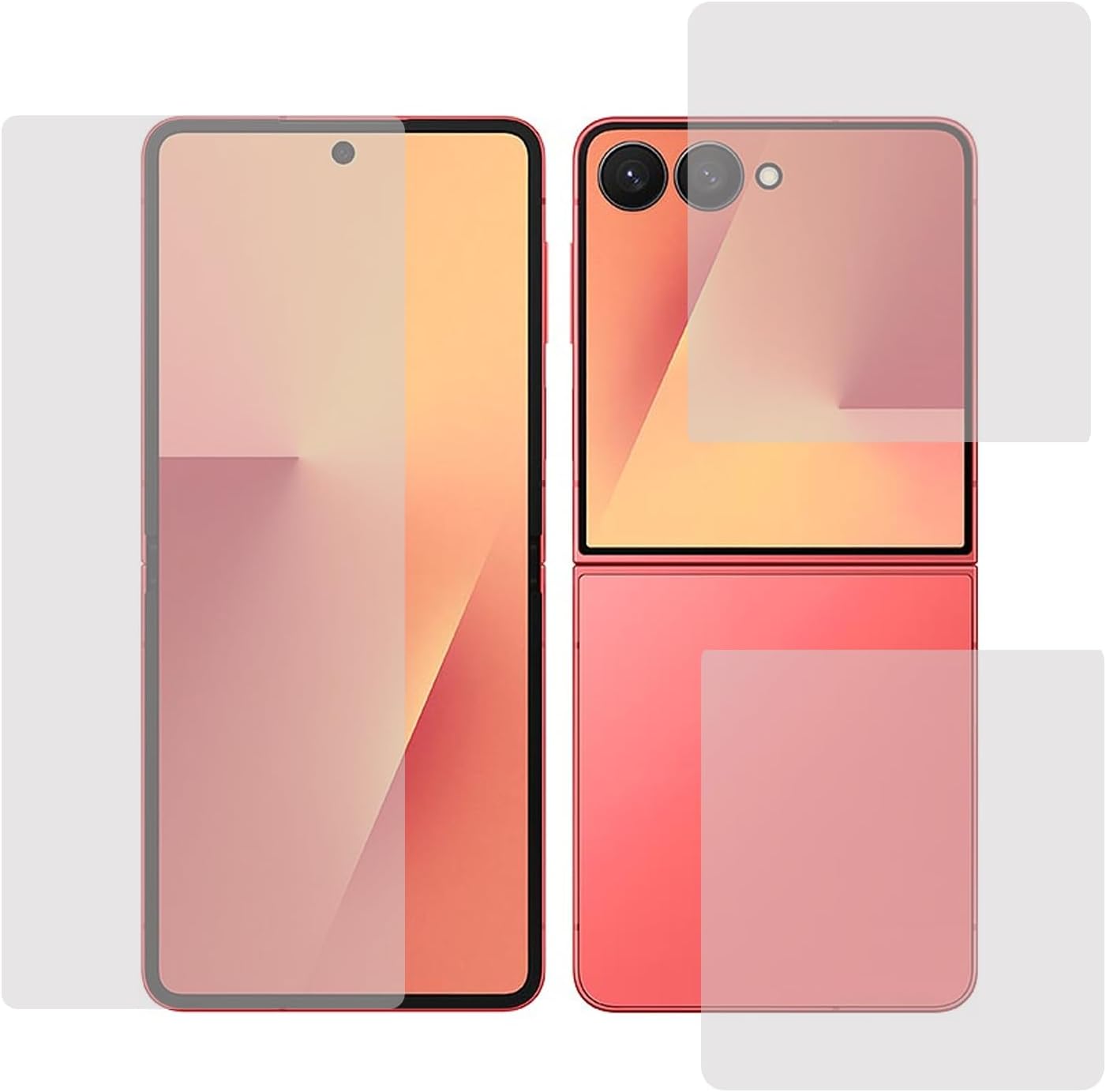 Microcase Samsung Galaxy Z Flip 7 Esnek Ön Arka Koruma Filmi - AL3426