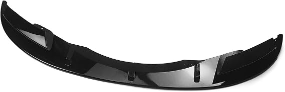 BMW E90 E92 E93 M3 2007-2013 ベースクーペ/セダンフロントバンパースポイラーリップカーボンファイバールック/グロスブラックロワースプリッターブレードに対応 Color : Glossy Black