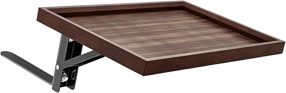 Bedside Shelf Top, Slides Between Mattress, Bed Frame, Raised Border Storage for Small Rooms, Dorm Living Folding Bedside Shelf Mattress Bed Frame Mount Bunk Tray Sofa Side Organizer